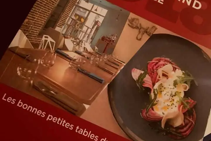 L ’Air Du Temps restaurant, cave à vin , patio urbain