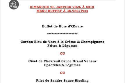 Restaurant au BOEUF ROUGE ECKBOLSHEIM