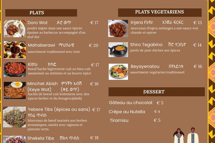 Abyssinia - Restaurant Ethiopien à Rouen