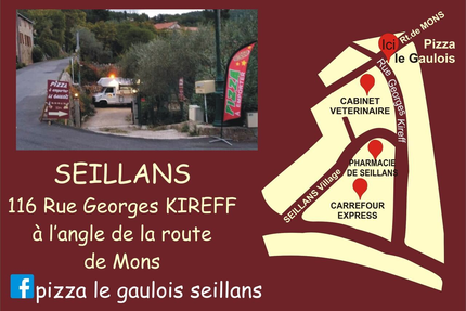 Pizza le Gaulois Brovès