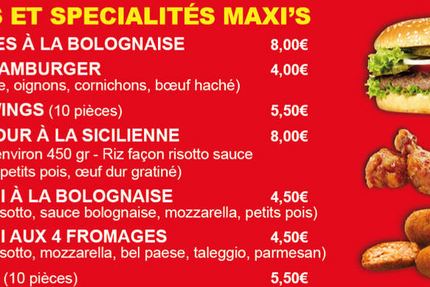 Maxi's Pizza - Pizzeria à Raismes, Anzin, Aubry, petite forêt, ...