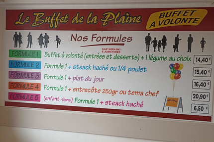 Buffet de la Plaine - Restaurant à volonté - traiteur