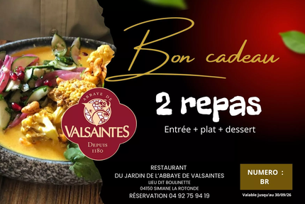 Restaurant du Jardin de l'abbaye de Valsaintes