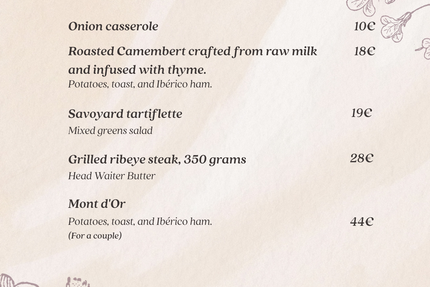 Restaurant La Table D'Elise