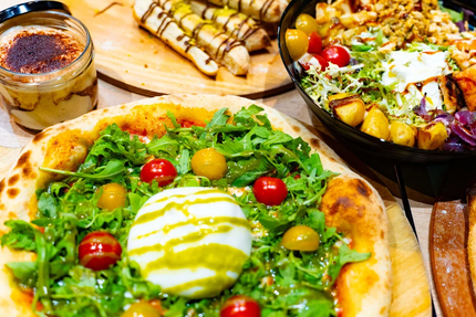 Pizza au feu de bois