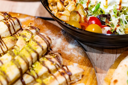 Pizza au feu de bois