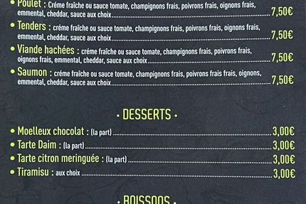 AMEUR'S FOOD PIZZA APT