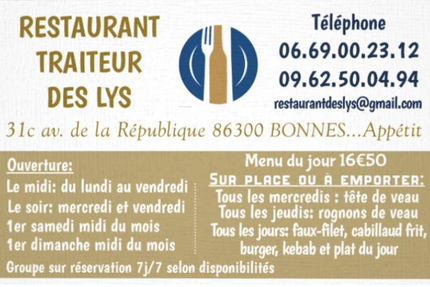 Restaurant Traiteur des Lys