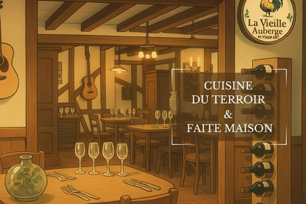 La Vieille Auberge restaurant Sivry-Courtry (77 Proche Melun / Fontainebleau / Vaux le vicomte)