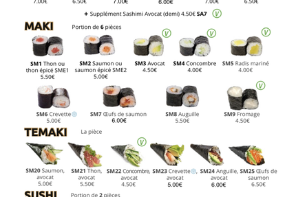 Restaurant japonais HOKI SUSHI