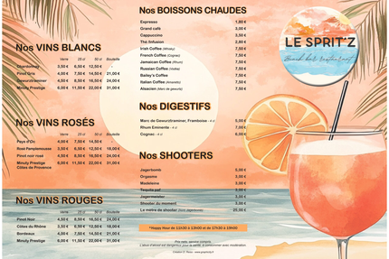 Le Sprit'z Bar Restaurant Ephémère (Spritz Bar Benfeld)