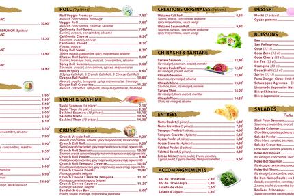 Les sushis d’angkor