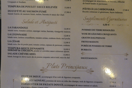 A LA TABLÉE - Bistronomique AVS