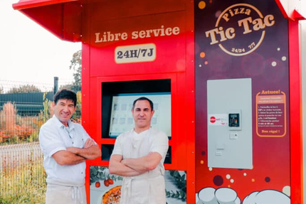Tic tac pizza " Maison Mère " Distributeur 24/24 et 7/7 à Pluguffan