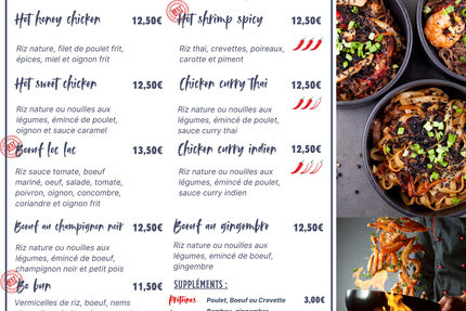 Restaurant Asian wok