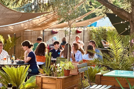 Restaurant Ambares Le Jardin de Lagrave | Terrasse | Cuisine maison proche Bordeaux