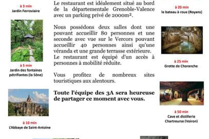 Brasserie restaurant les 3 A