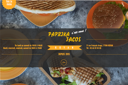 Paprika Tacos Royan : Restaurant - Fast Food- Snack - Sandwicherie