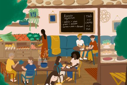 Du vent dans les fleurs (café-restaurant-épicerie)