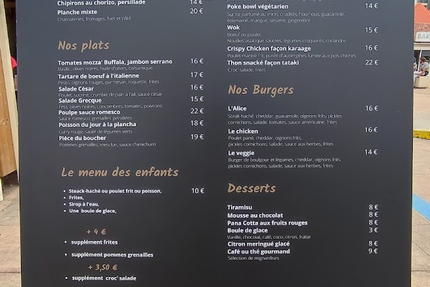 LA CRÊPERIE D'ALICE