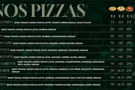 OLIVE ET PESTO (Spidy Pizz)