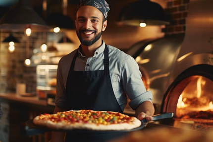 La pizza au feu de bois
