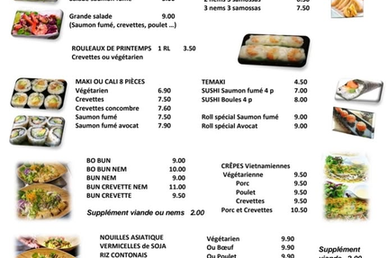 Mon Coin d'Asie - Les nems ont du sushi à se faire...