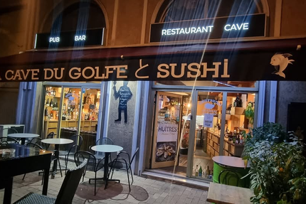 La Cave du Golfe と sushis