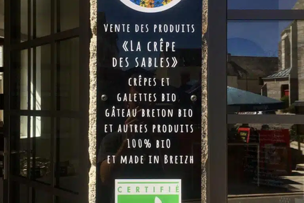 La crêpe des sables (produits bretons bio à emporter)