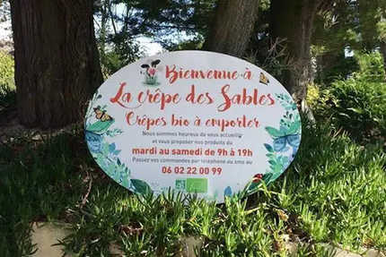 La crêpe des sables (produits bretons bio à emporter)