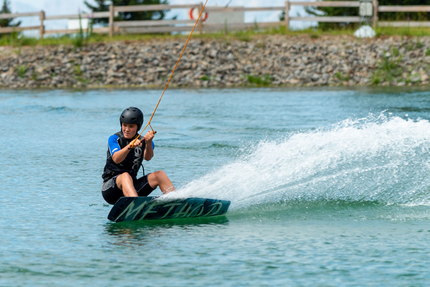 Les pieds dans l'eau