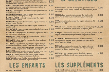 Entre Nous, Comptoir à pizzas