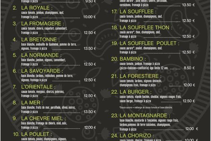 Pizza al dente - Pizzas à emporter Briec