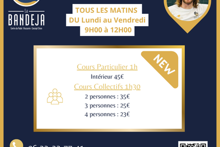 LA BANDEJA-PERIGUEUX -Restaurant - Padel - Boutique-Institut de Beauté-Chiens acceptés-Salle de Séminaire-Borne recharge