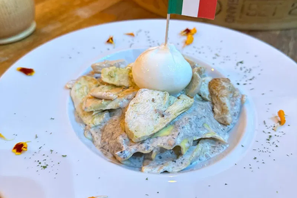 Le Pastalicious (pâtes fraîches dans la meule)