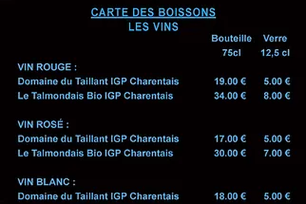 LA TOQUE CHARENTAISE