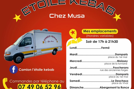 Camion l'étoile kebab Damparis