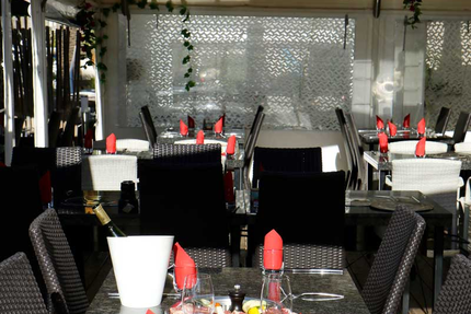 La table à plancha (La Grande Motte)