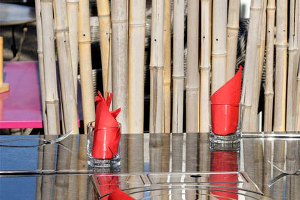 La table à plancha (La Grande Motte)