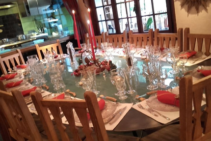 Restaurant éphémère Les Tables de Philippe Chamonix Mont Blanc