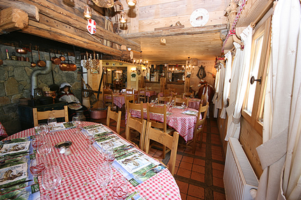 Restaurant Le Chalet de l'hotel Le Kandahar