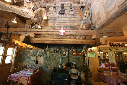 Restaurant Le Chalet de l'hotel Le Kandahar