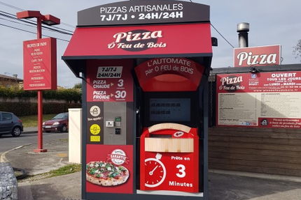 Pizza ô feu de bois et distributeur 24h/24