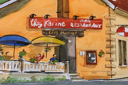Restaurant Chez Karine à Salins-les-Bains