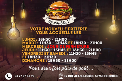 LE DOUBLE V - Friterie Feignies