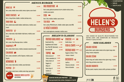 Helen’s burger