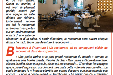 Restaurant L'Aventure en famille