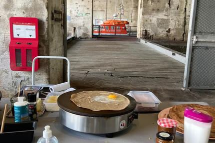 La Breizh Cyclette : traiteur crêpes, glaces, huîtres et vin blanc à vélo