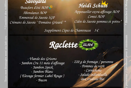 100% Fondue Chamrousse, livraison à domicile