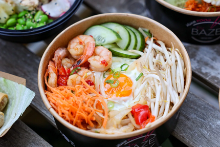 Asian Food by Baze Pantin